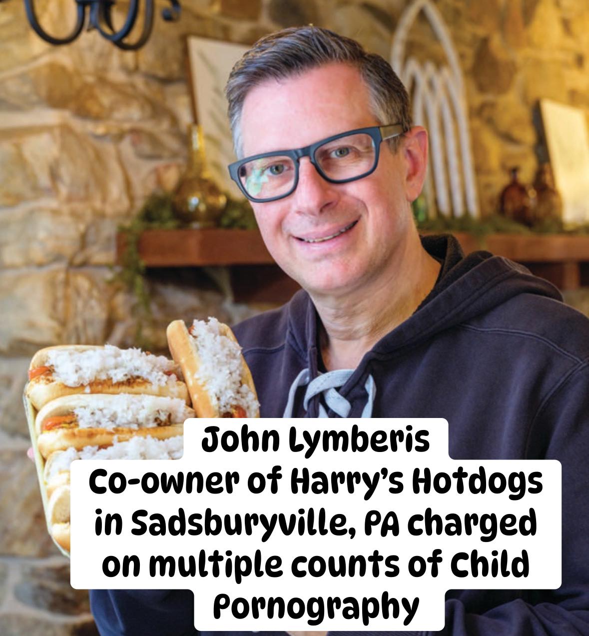 John Lymberis Coatesville, PA Suicide, court Child pornography death: Harry’s hotdogs owner, John Lymberis dies in Chester County
